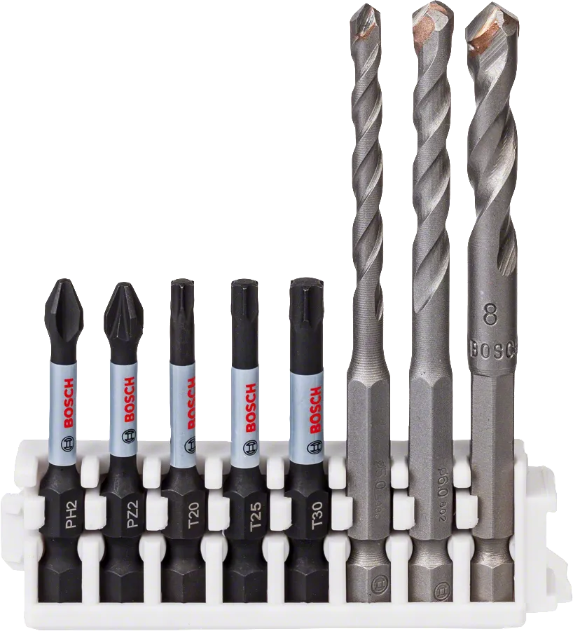 Bosch Hex-9 keramisk borr- och slagborrsats.